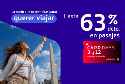 Ofertas en pasajes y hoteles