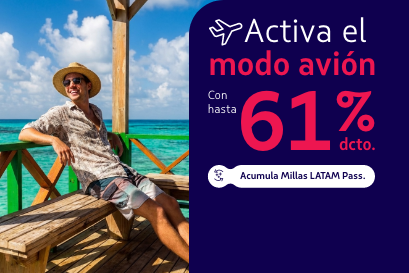 Descuentos en tiquetes aéreos megapromo LATAM abril 2026 de LATAM AIRLINES