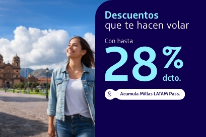 Venta de pasajes aéreos LATAM Airlines: ofertas junio 2026 para volar por el Perú y el mundo con descuentos imperdibles.