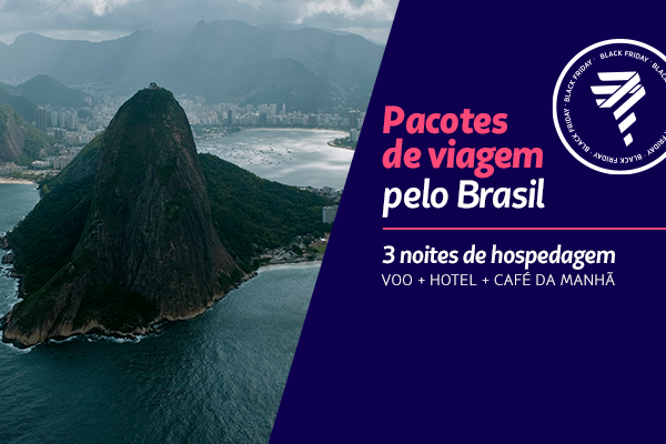 Sua viagem a partir de 12x R$ 73 e acumulando pontos