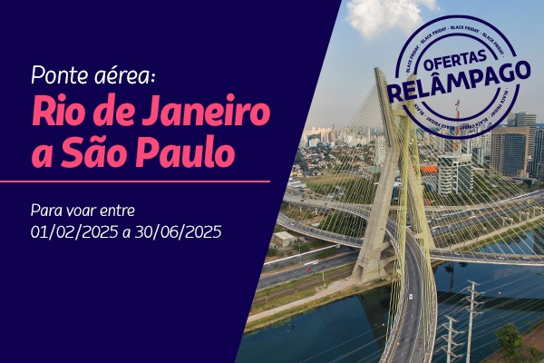 Voos a partir de R$229 o trecho e muitas outras ofertas