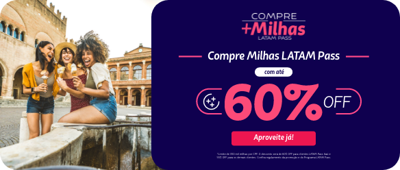 Complete seu saldo e viaje