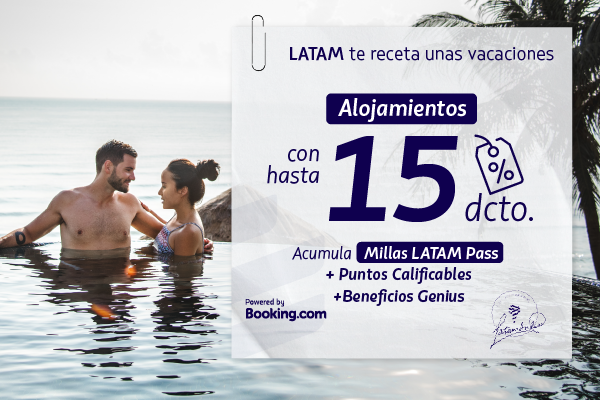 Encuentra tu alojamiento con hasta 15% de descuento