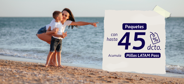 Encuentra paquetes de viaje al mejor precio en LATAM y acumula millas