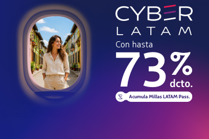¡Vuela por Sudamérica y el mundo con LATAM! Encuentra todo lo que necesitas para tu viaje en latam.com