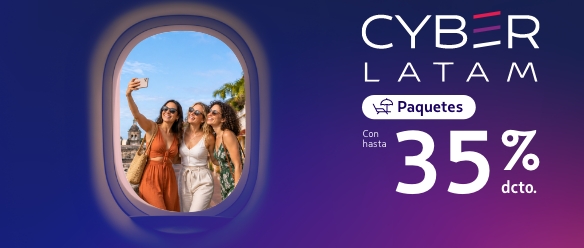 paquetes de vuelo con LATAM con descuento. LATAM 2026