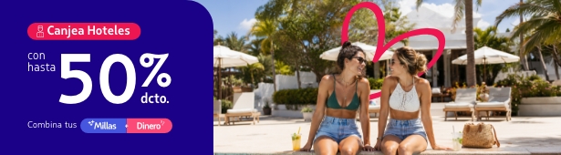 Canjea tu hotel en LATAM
