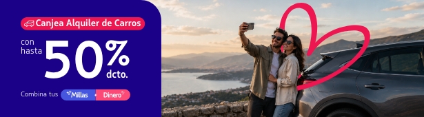 Elige entre las mejores marcas hoy y paga en tu destino. Además, acumulas Millas LATAM Pass + Puntos Calificables. ✨