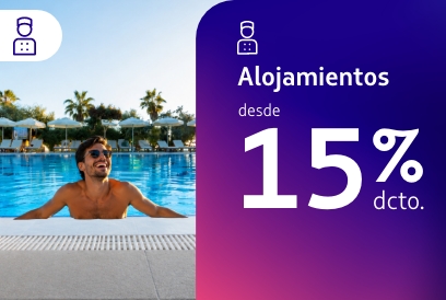 Desde 15% de descuento en la reserva de tu alojamiento ideal en LATAM
