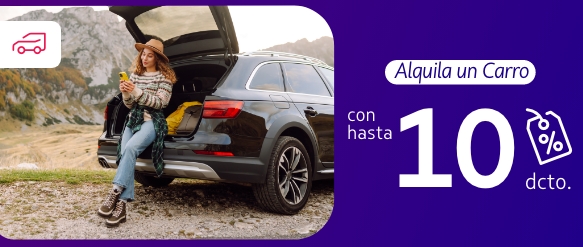 ¡Continúa tu viaje en carretera! Ten un carro esperando en tu próximo destino Elige viajar sumando millas y puntos calificables y multiplica tus destinos.