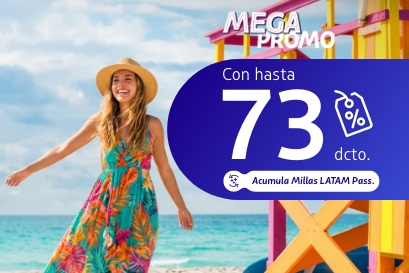 Descuentos en tiquetes aéreos megapromo LATAM abril 2026 de LATAM AIRLINES