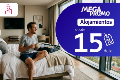 Desde 15% de descuento en la reserva de tu alojamiento ideal en LATAM