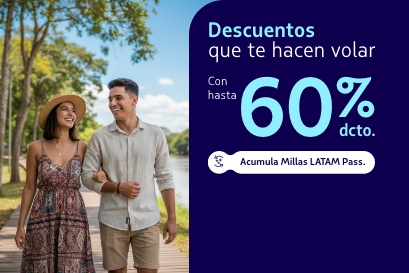 Descuentos en tiquetes aéreos megapromo LATAM abril 2026 de LATAM AIRLINES