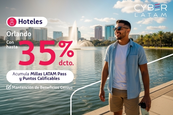 Hasta 35% dcto en hoteles en Orlando