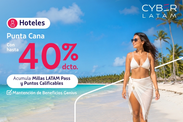 Hasta 40% dcto en hoteles en Punta Cana