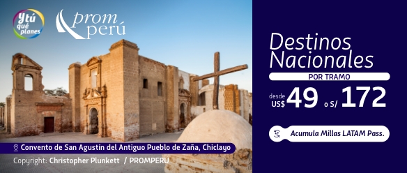 ¡Mamá merece un viaje! Vuela por el Perú desde $49 o S/152 precio final 💙