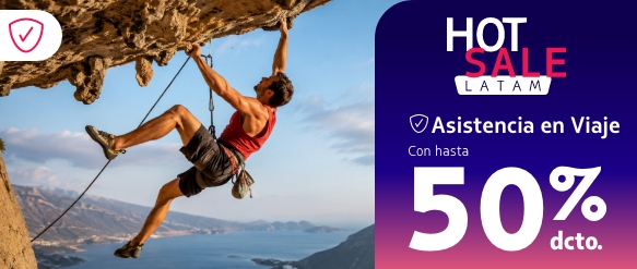 Hasta 50% dcto. Assist Card. Viaja con tu salud y equipaje cubiertos. Contrata hoy y acumula Millas LATAM Pass.