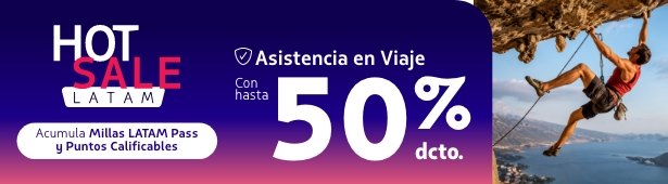 Asistencia médica, equipaje seguro y más beneficios. Contrata Assist Card y viaja con respaldo ante imprevistos.