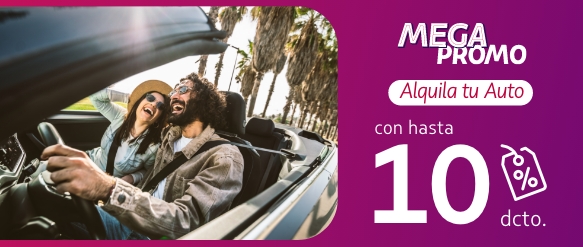 Alquiler de autos con beneficios LATAM Airlines: descuentos de marzo 2026 en renta de vehículos nacionales e internacionales.