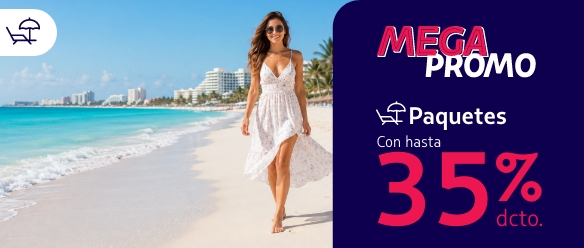 Hasta 35% dcto. en Paquetes
