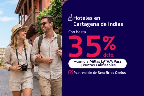 Cartagena: hasta 35% dcto. en hoteles