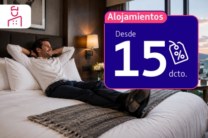 Reserva hoteles y alojamientos con LATAM Airlines: ofertas de abril 2026 y descuentos exclusivos en estadías nacionales e internacionales.