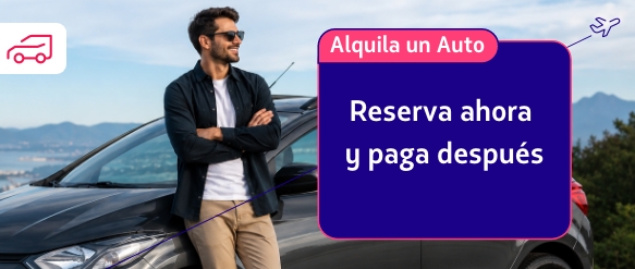 ¡Continúa tu viaje en carretera! Ten un carro esperando en tu próximo destino Elige viajar sumando millas y puntos calificables y multiplica tus destinos.