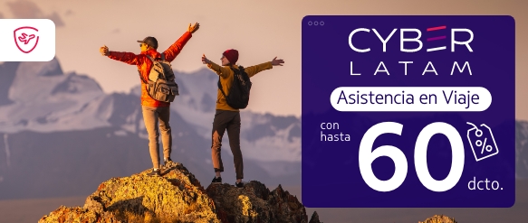 Telemedicina 24/7, cobertura en preexistencias y más beneficios. Contrata hoy tu asistencia en viaje y acumula Millas LATAM Pass. ✨