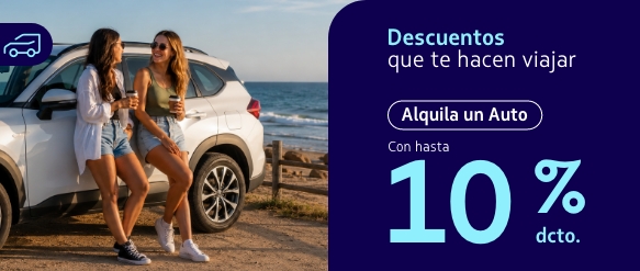 Aprovecha hasta 40% dcto. en  tu alojamiento. 🏨Reserva hoy y acumula Millas LATAM Pass + Puntos Calificables.