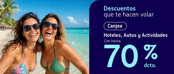Usa tus Millas LATAM Pass + dinero y deja listo el aslojamiento de tu escapada a la playa. 🌴
