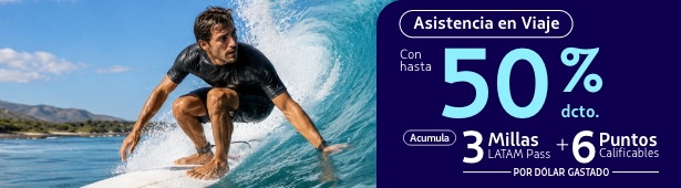 Asistencia médica, equipaje seguro y más beneficios. Contrata Assist Card y viaja con respaldo ante imprevistos.