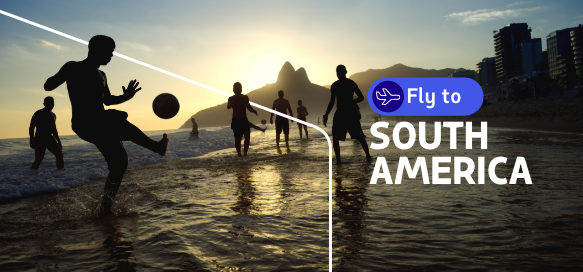 Feel the passion yourself and fly to South America ⚽
