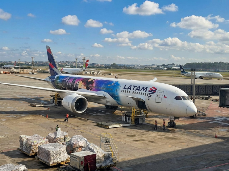Aeronave customizada LATAM Harry Potter