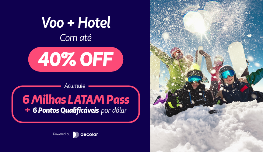 Pacotes LATAM y Decolar