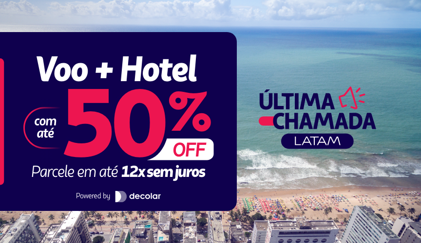 Pacotes LATAM y Decolar