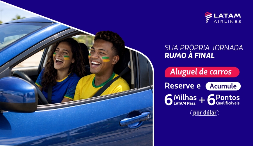 Carros com a LATAM