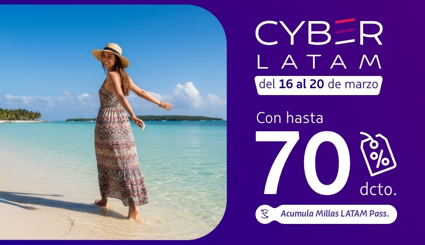 Compra pasajes por LATAM