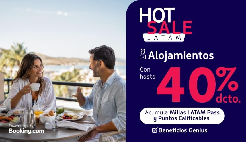 Hoteles con LATAM y Booking Reserva hoteles y alojamientos con LATAM y Booking
